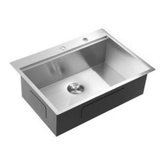 Drop-in-Single-Bowl-Stainless-Steel-Kitchen-Sink-w_-Workstation-grayStainless-Steel-in-Brushed-Nicke Drop-in-Single-Bowl-Stainless-Steel-Kitchen-Sink-w_-Workstation-grayStainless-Steel-in-Brushed-Nicke