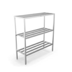 John Boos CLR23 Cooler Rack 24_ W X 59_ L X 60_ H 3-shelf John Boos CLR23 Cooler Rack 24_ W X 59_ L X 60_ H 3-shelf